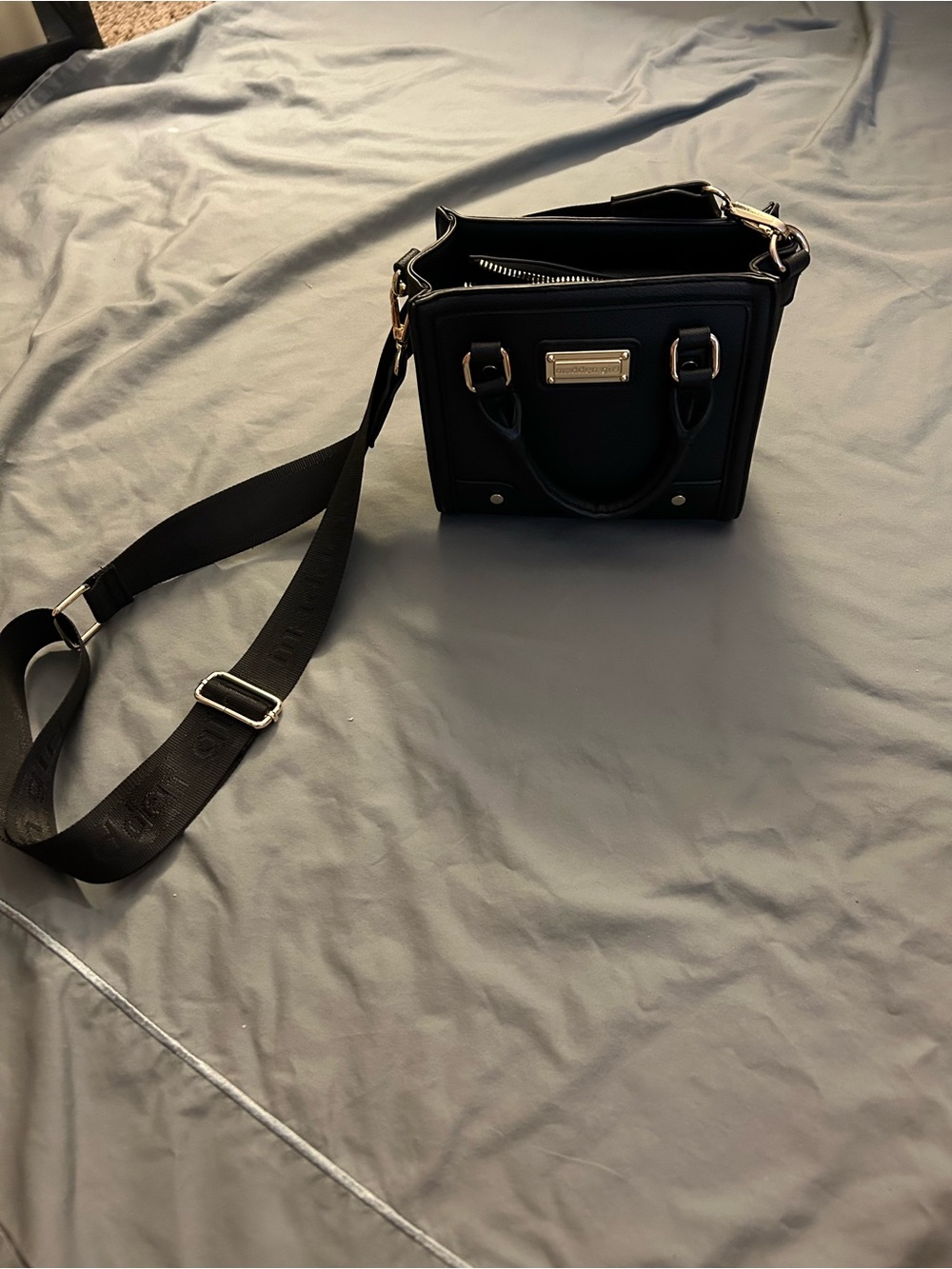 Madden Girl Black Crossbody Satchel